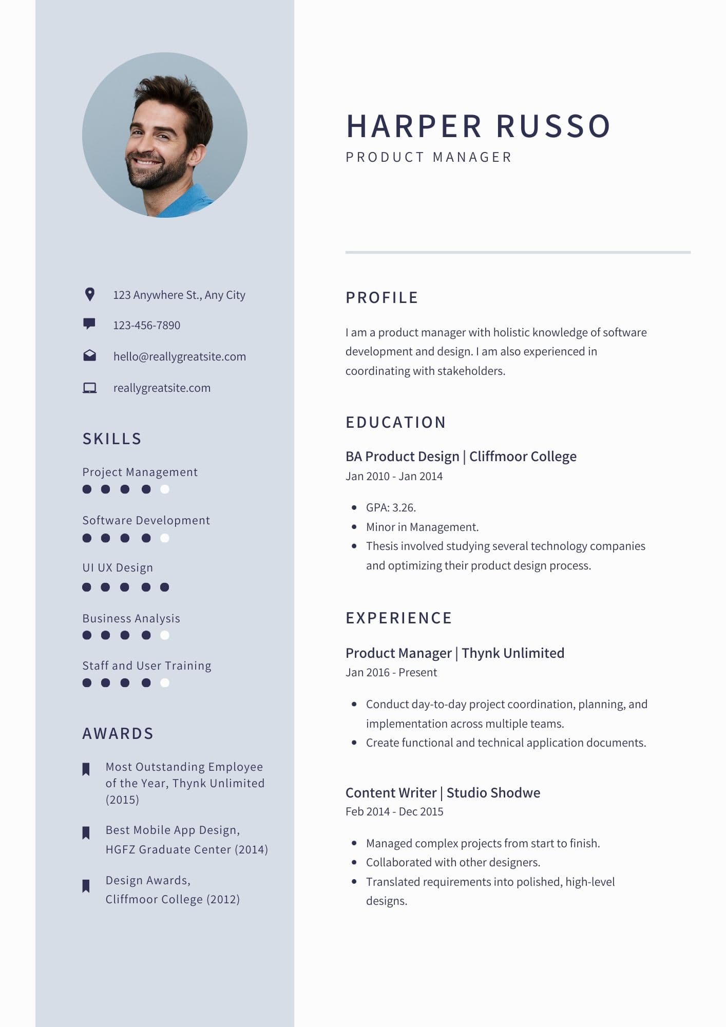Farmer Resume Template